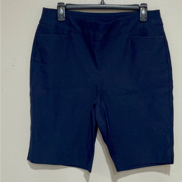 Chico's Navy Blue Women's Bermudas - Picture 4 of 9